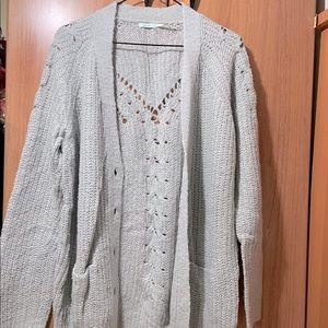 Urban outfitters Grey knit cardigan